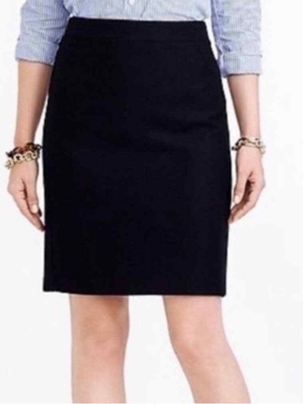 J.Crew Luxury Wool Tailored Pencil Skirt Size 2